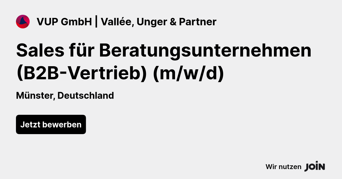 VUP GmbH | Vallée, Unger & Partner logo