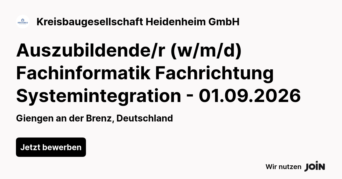 Kreisbaugesellschaft Heidenheim GmbH logo