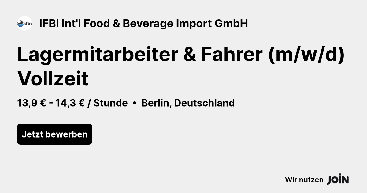 IFBI Int'l Food & Beverage Import GmbH logo