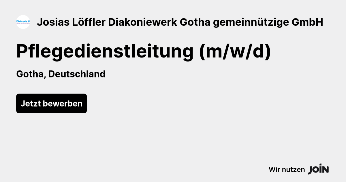 Josias Löffler Diakoniewerk Gotha gemeinnützige GmbH logo