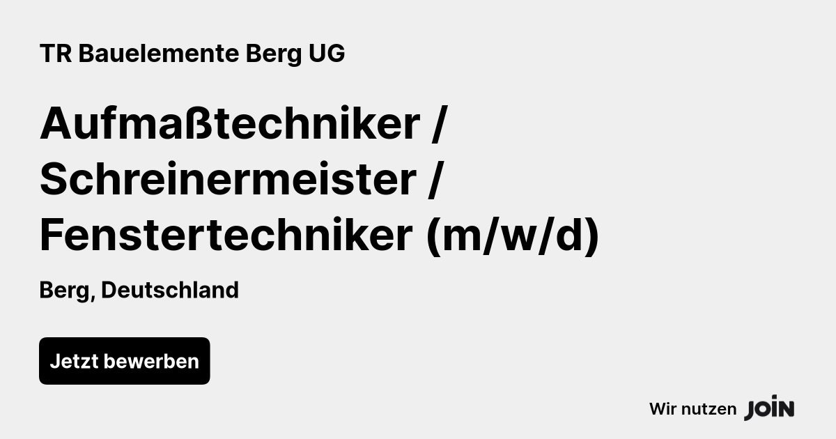 TR Bauelemente Berg UG logo