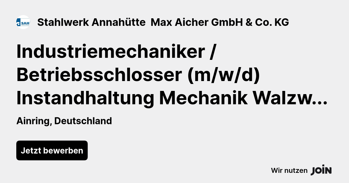 Stahlwerk Annahütte Max Aicher GmbH & Co. KG logo