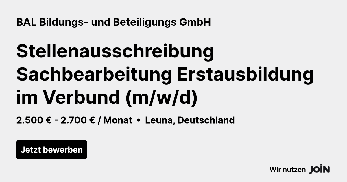 BAL Bildungs- und Beteiligungs GmbH logo