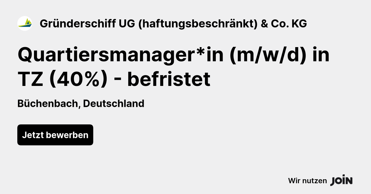 Gründerschiff UG (haftungsbeschränkt) & Co. KG logo
