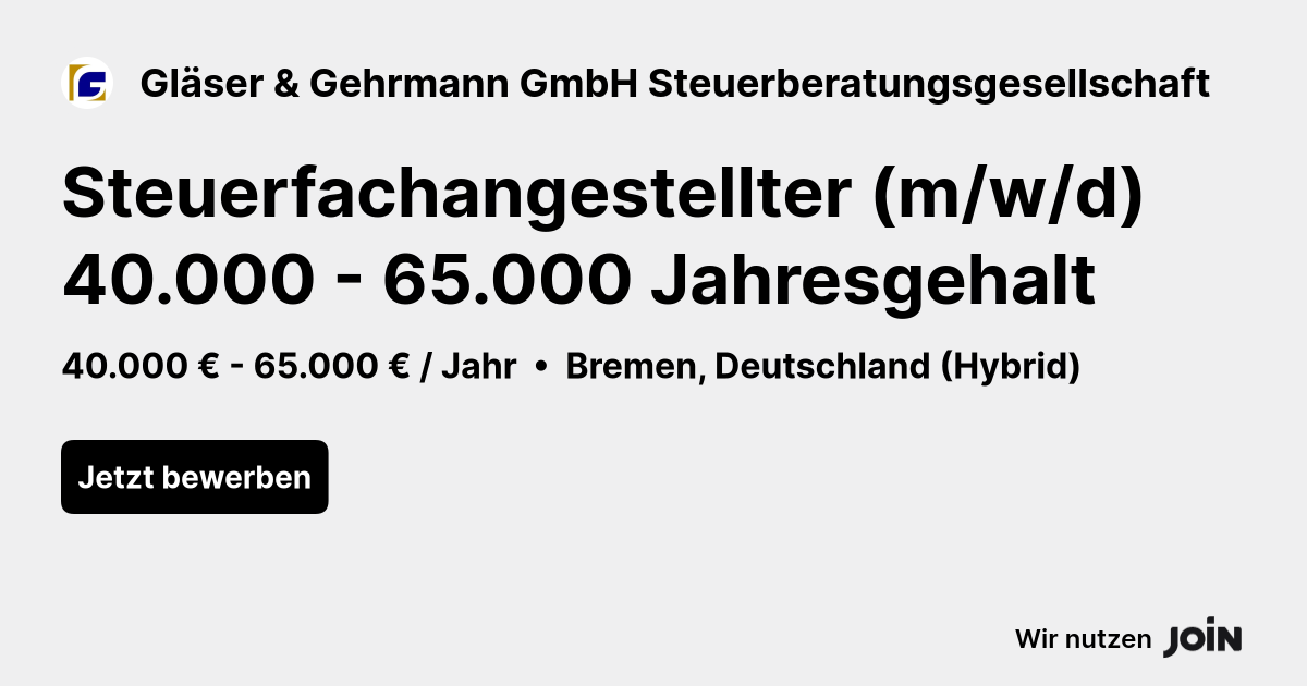 Gläser & Gehrmann GmbH Steuerberatungsgesellschaft logo