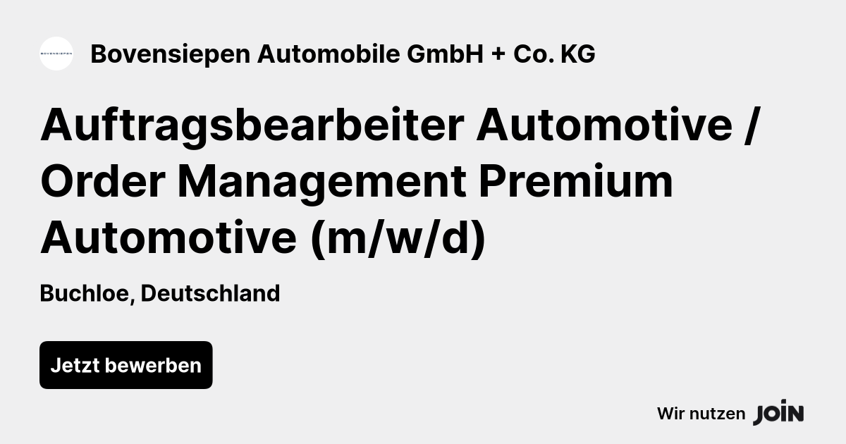 Bovensiepen Automobile GmbH + Co. KG logo