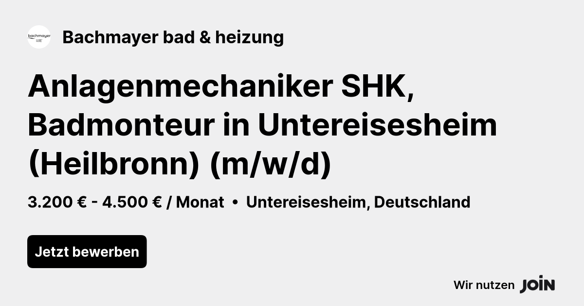 Bachmayer bad & heizung logo