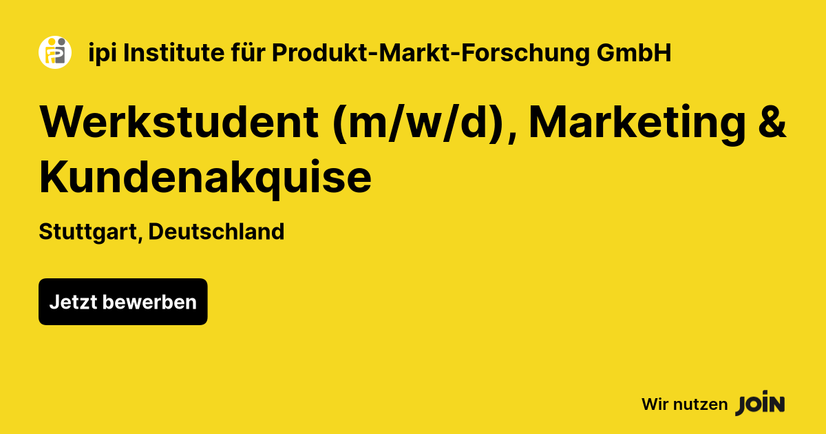 ipi Institute für Produkt-Markt-Forschung GmbH logo