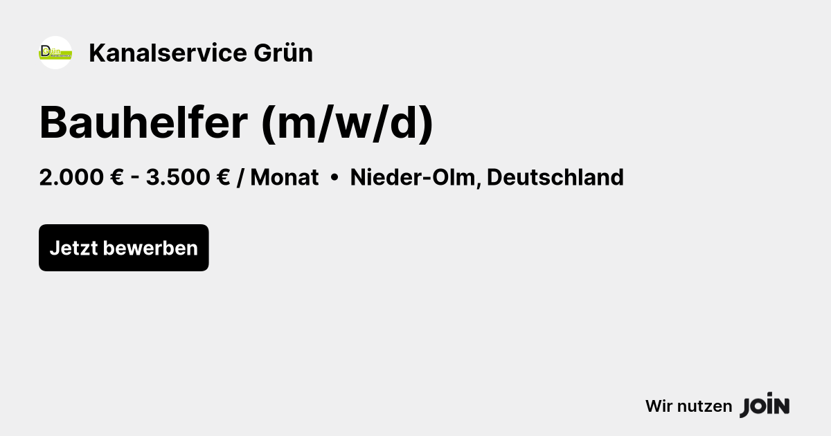 Kanalservice Grün logo