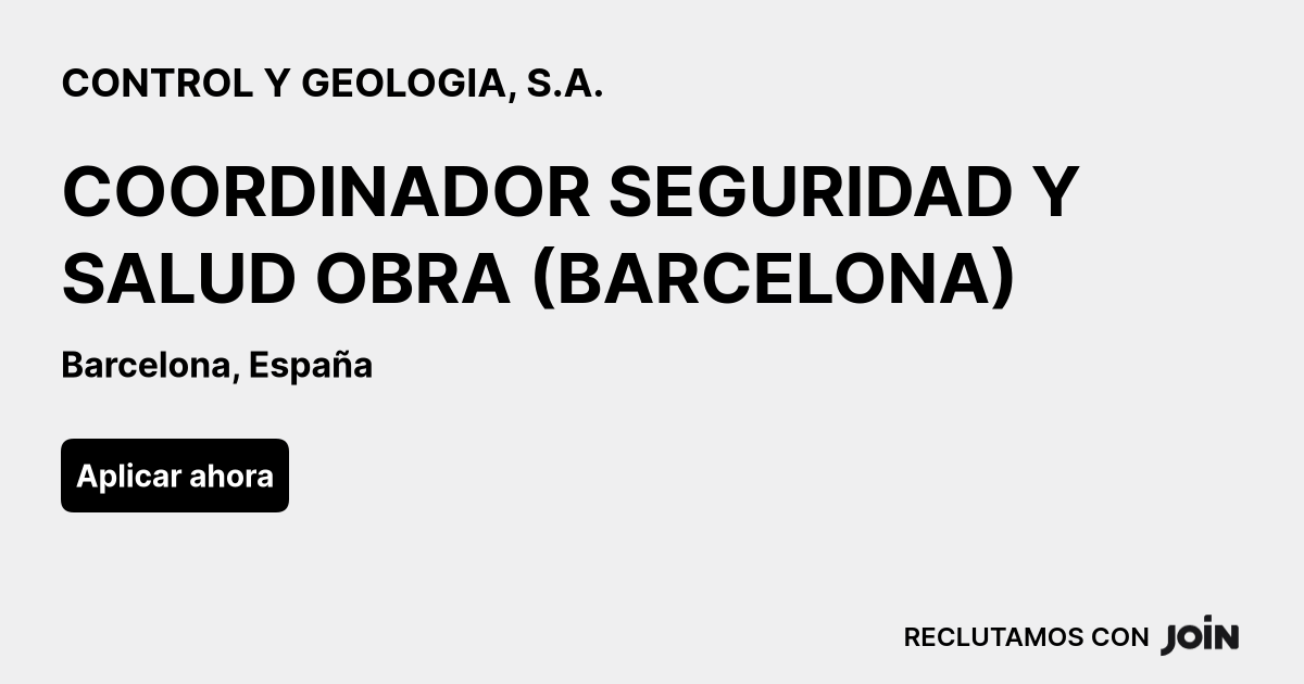 CONTROL Y GEOLOGIA, S.A. logo