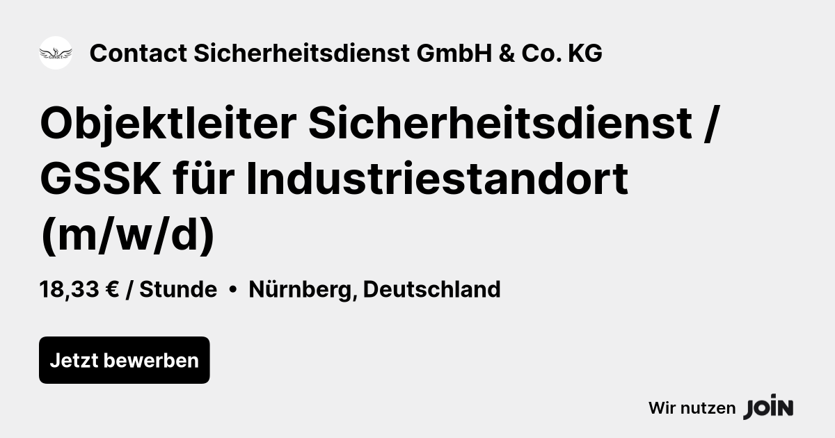 Contact Sicherheitsdienst GmbH & Co. KG logo