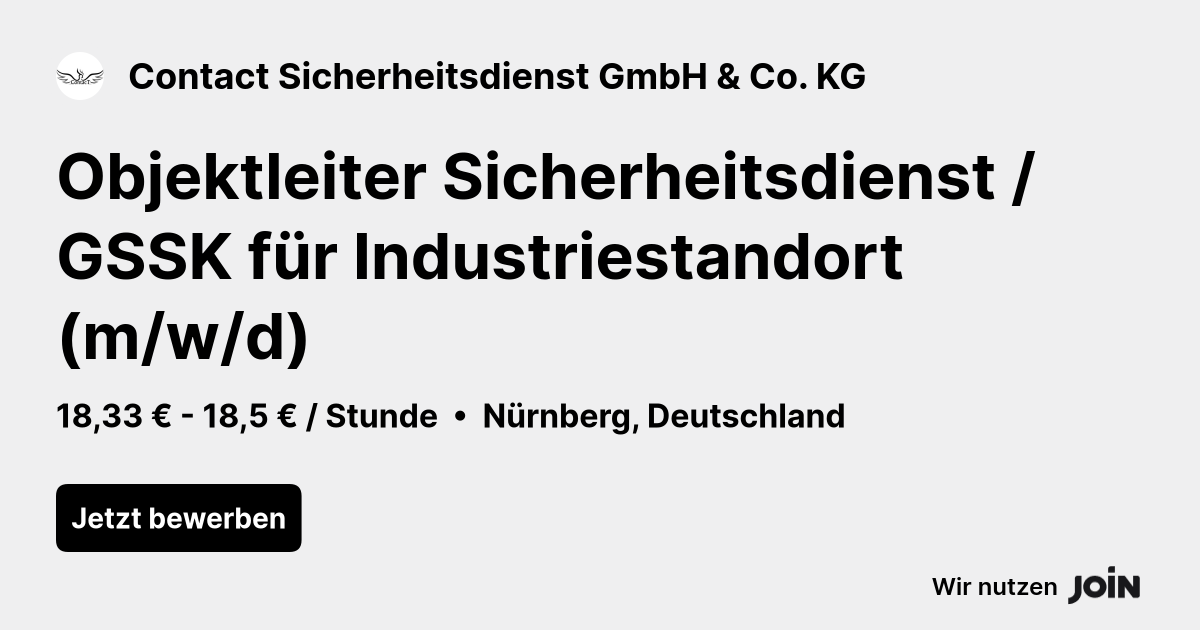 Contact Sicherheitsdienst GmbH & Co. KG logo