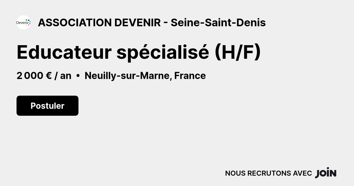 ASSOCIATION DEVENIR - Seine-Saint-Denis logo