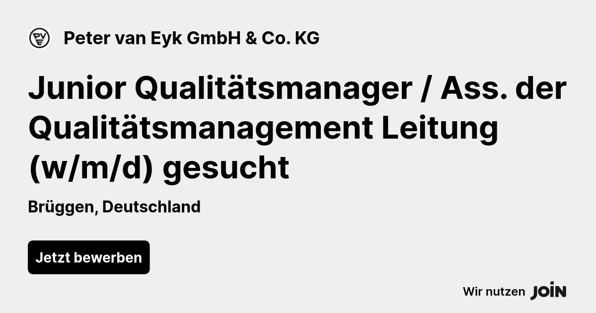 Peter van Eyk GmbH & Co. KG logo