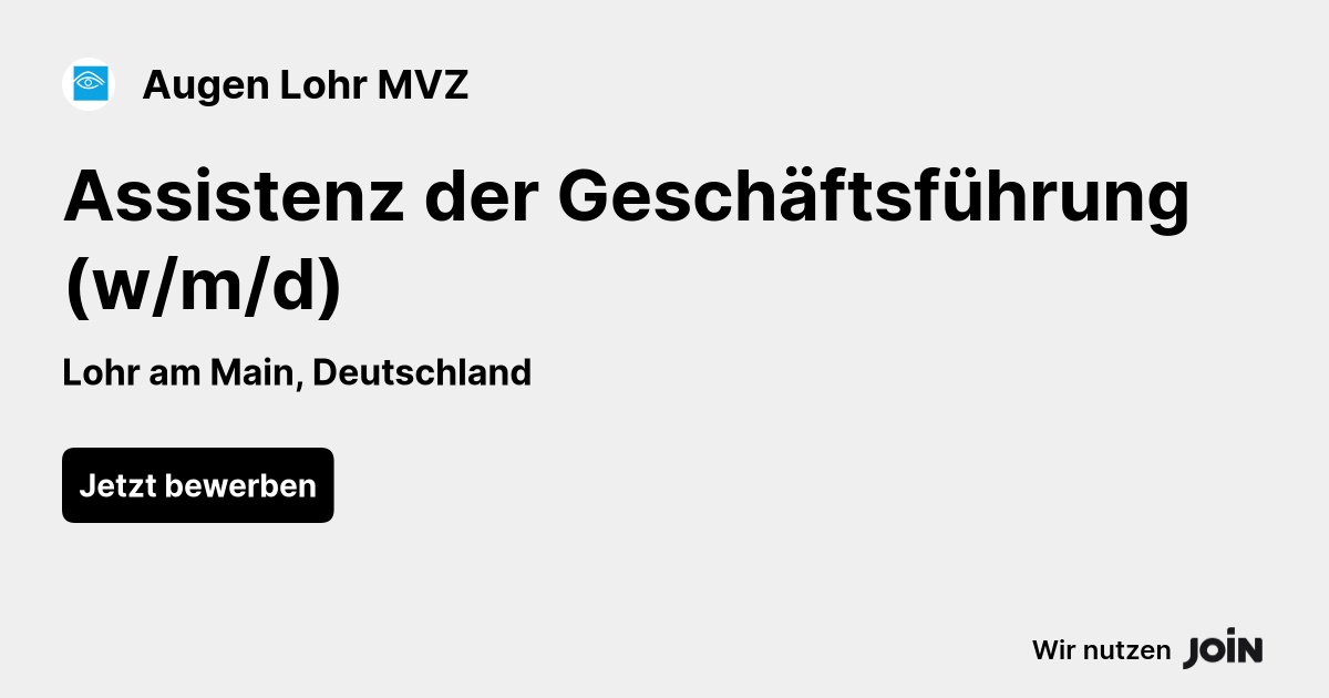 Augen Lohr MVZ logo