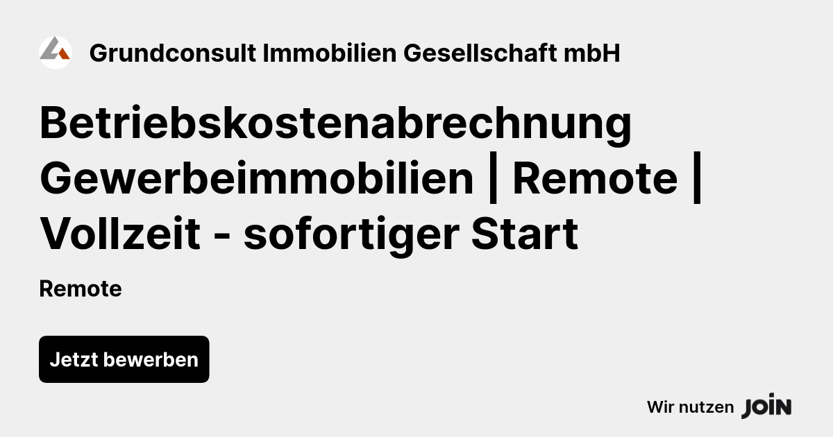 Grundconsult Immobilien Gesellschaft mbH logo