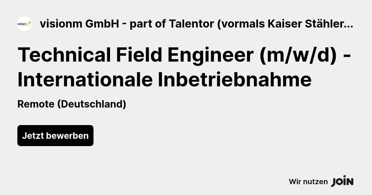 visionm GmbH - part of Talentor (vormals Kaiser Stähler Rekrutierungsberatung) logo