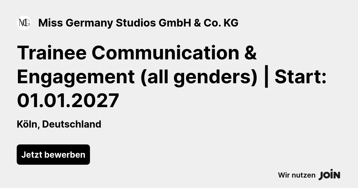 Miss Germany Studios GmbH & Co. KG logo