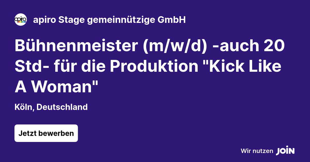 apiro Stage gemeinnützige GmbH logo