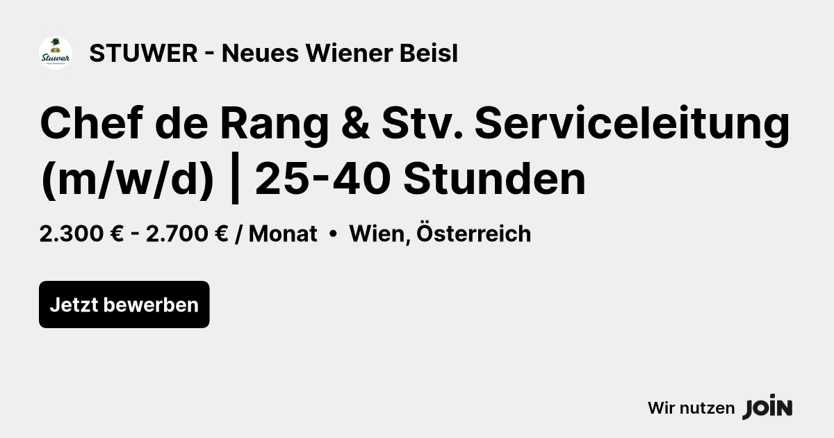STUWER - Neues Wiener Beisl logo