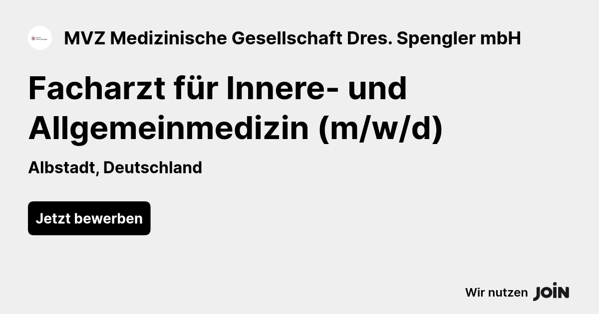 MVZ Medizinische Gesellschaft Dres. Spengler mbH logo