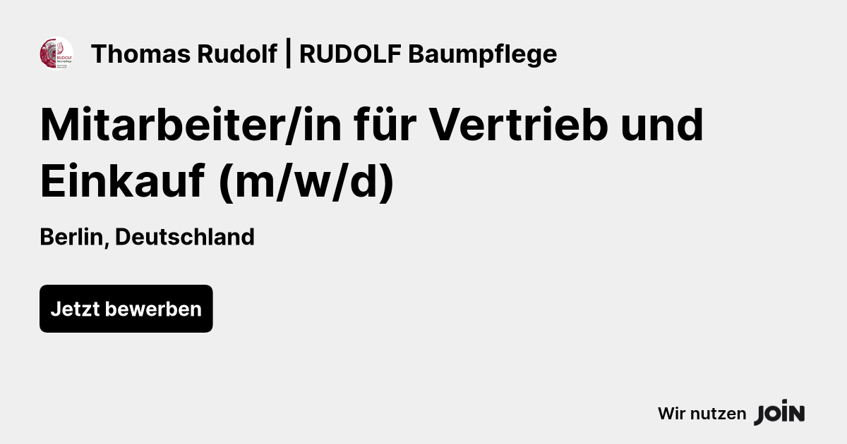 Thomas Rudolf | RUDOLF Baumpflege logo