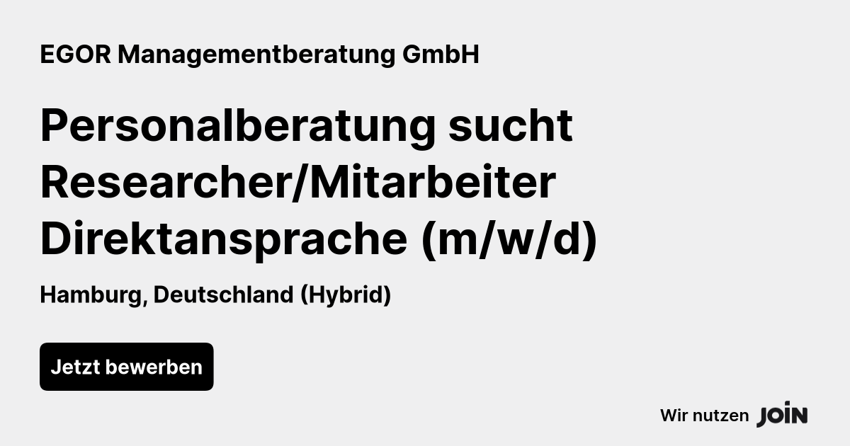 EGOR Managementberatung GmbH logo