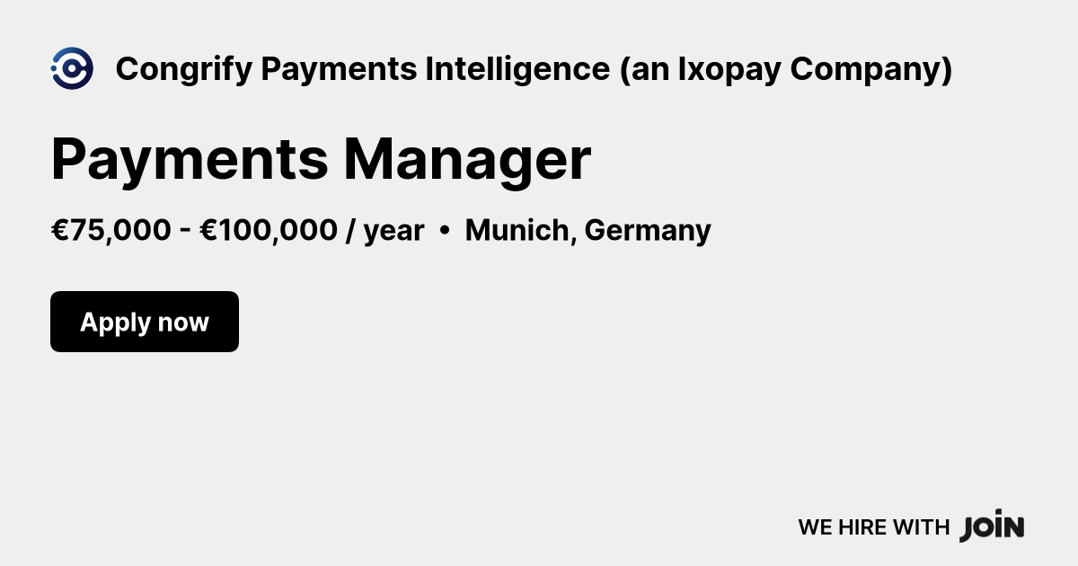 Congrify Payments Intelligence (an Ixopay Company) logo