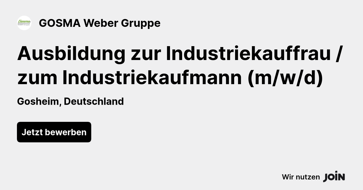 GOSMA Weber Gruppe logo