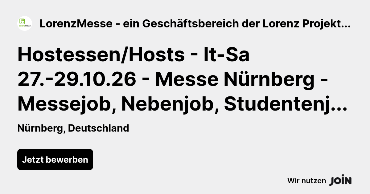 LorenzMesse - ein Geschäftsbereich der Lorenz Projekte GmbH & Co. KG logo