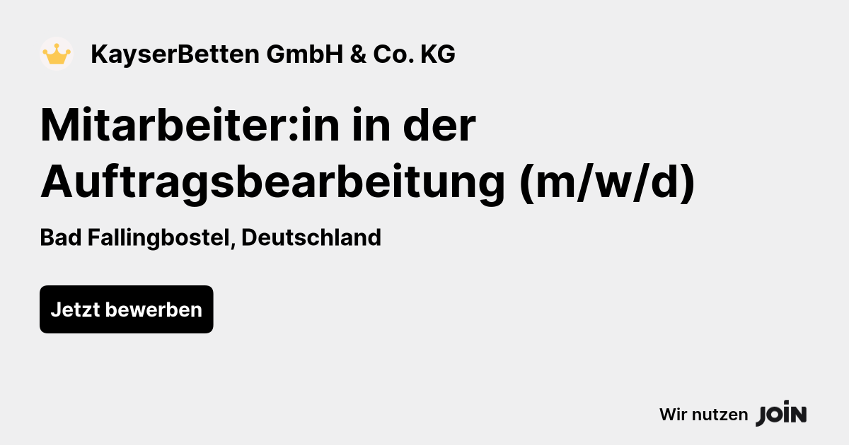 KayserBetten GmbH & Co. KG logo