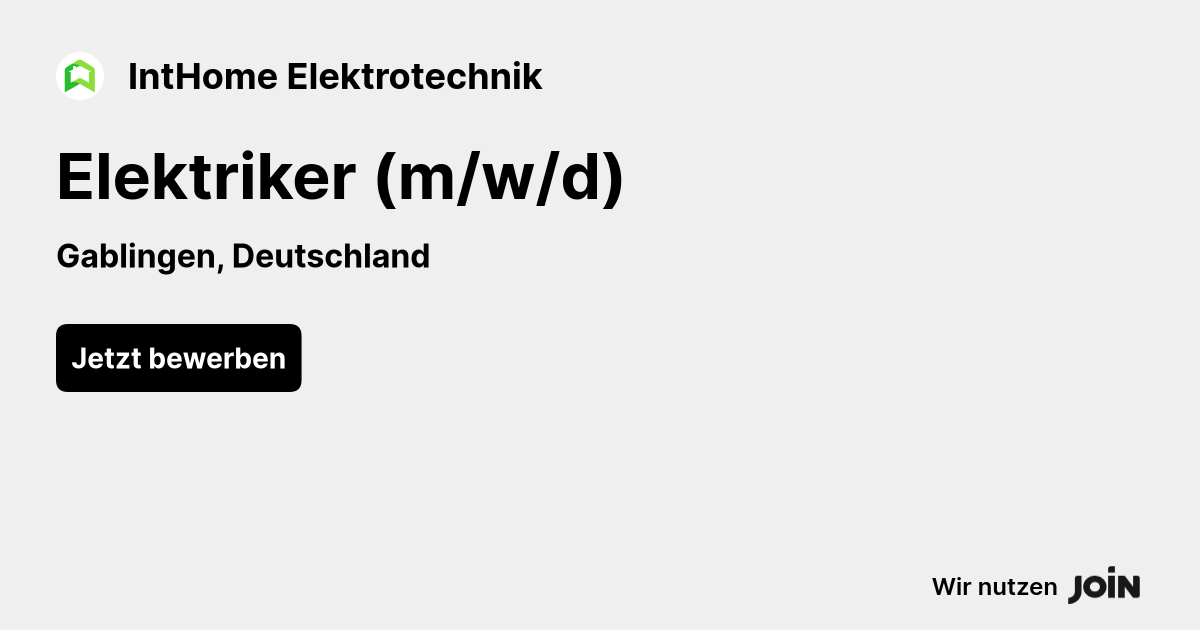 IntHome Elektrotechnik logo