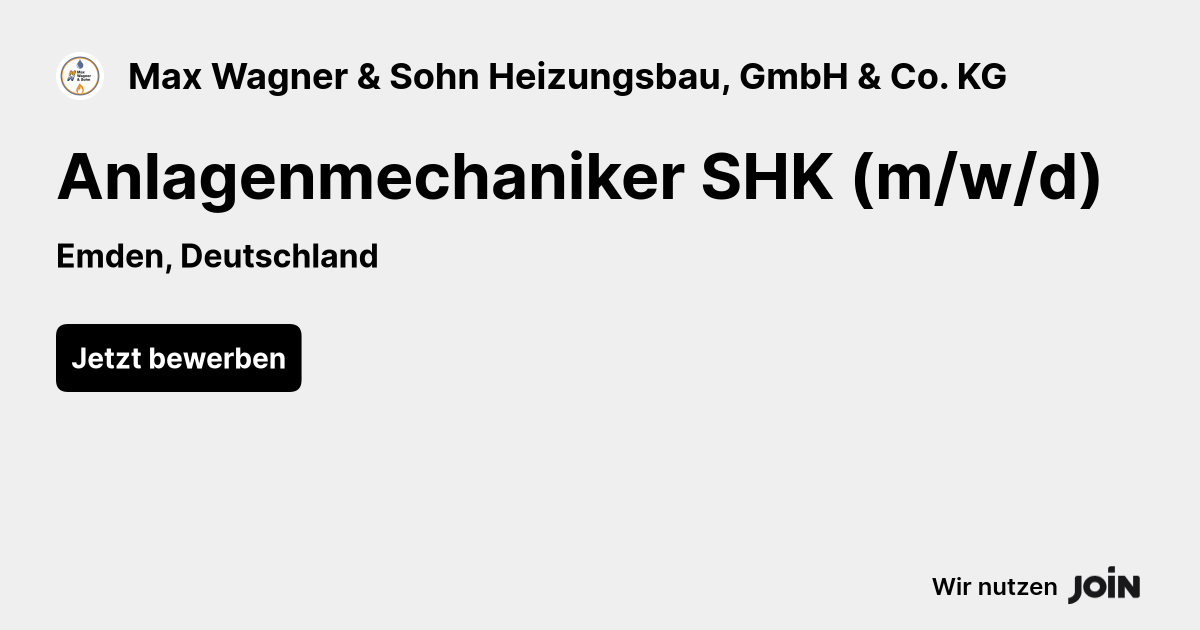 Max Wagner & Sohn Heizungsbau, GmbH & Co. KG logo