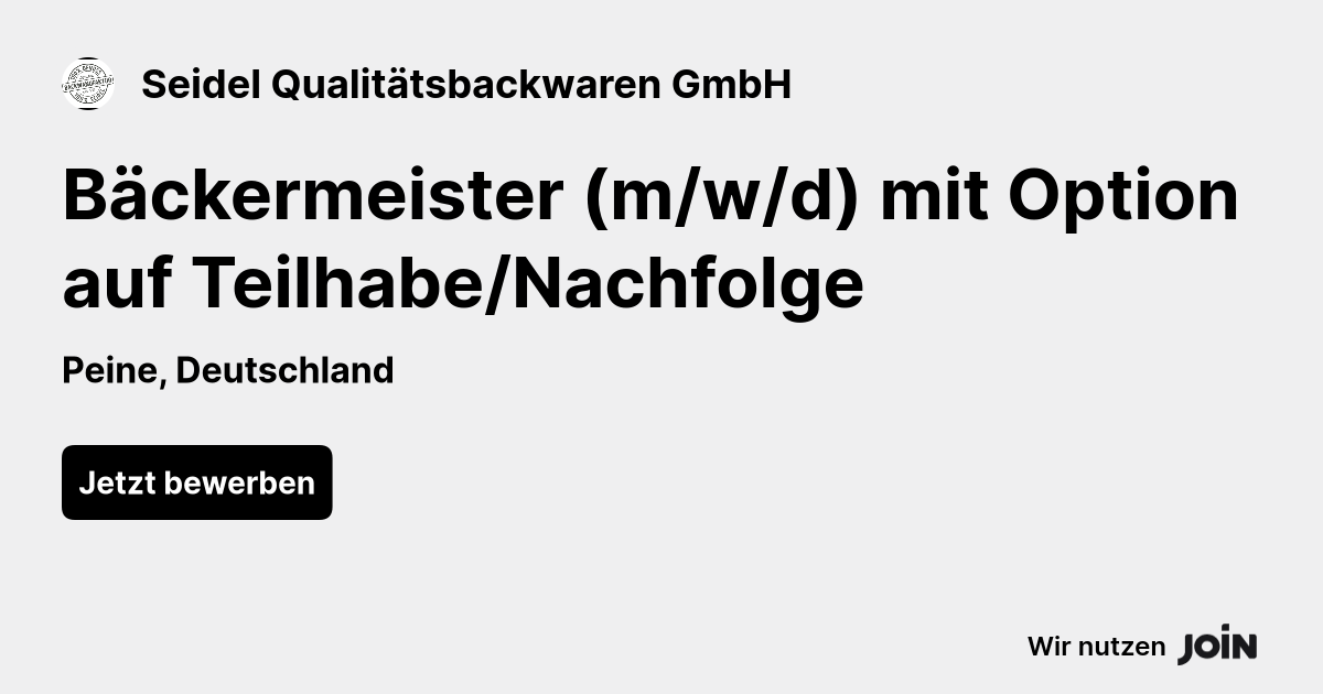 Seidel Qualitätsbackwaren GmbH logo