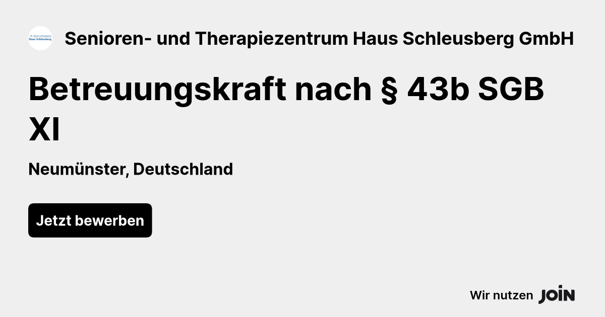 Senioren- und Therapiezentrum Haus Schleusberg GmbH logo