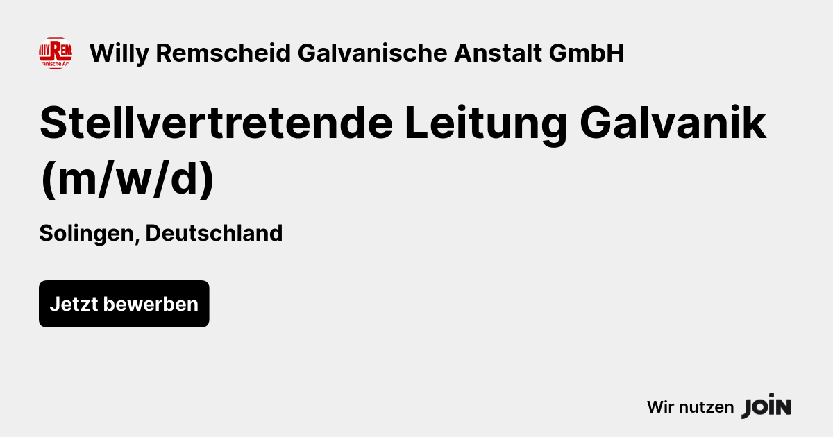 Willy Remscheid Galvanische Anstalt GmbH logo