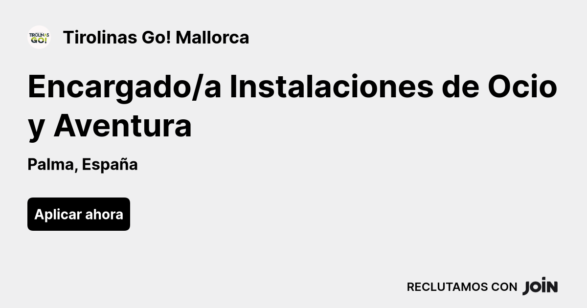 Tirolinas Go! Mallorca logo