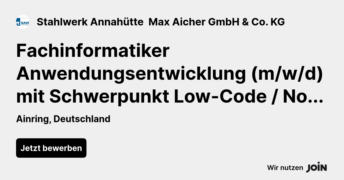 Stahlwerk Annahütte  Max Aicher GmbH & Co. KG logo