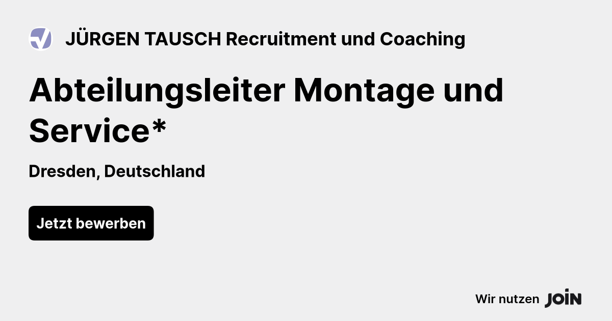 JÜRGEN TAUSCH Recruitment und Coaching logo