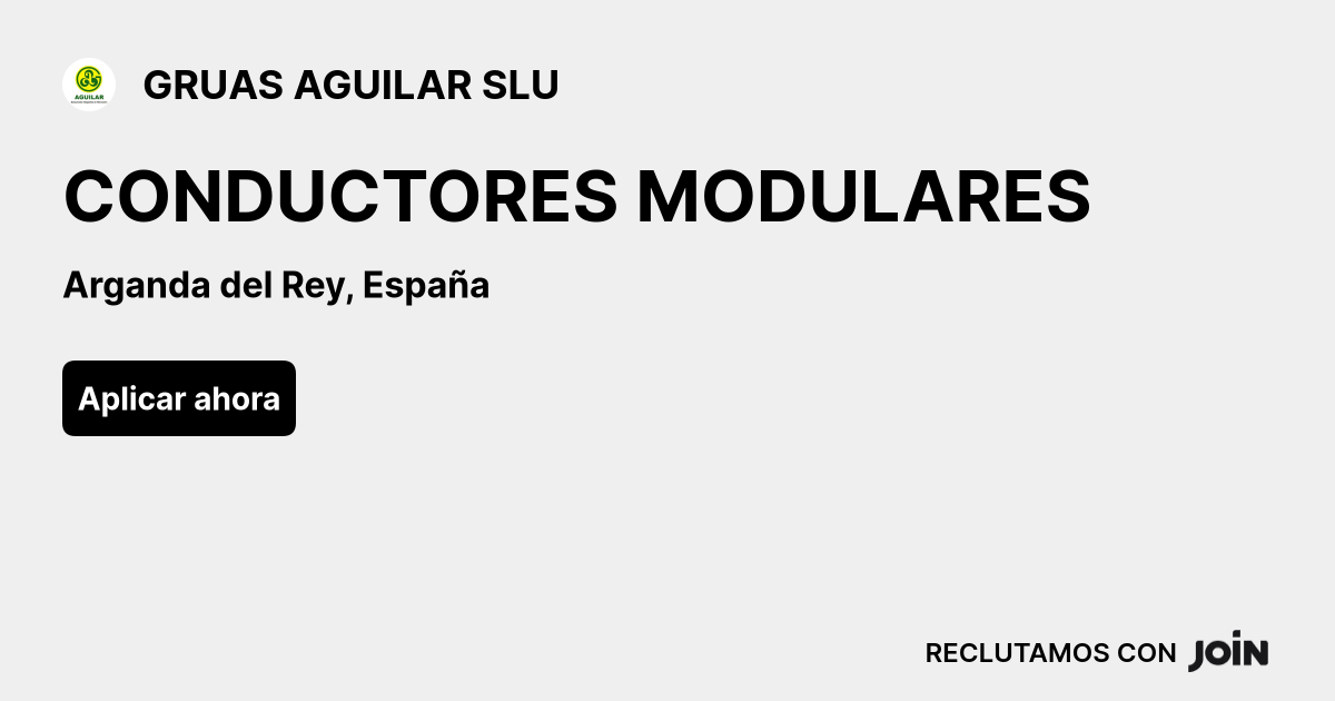 GRUAS AGUILAR SLU logo