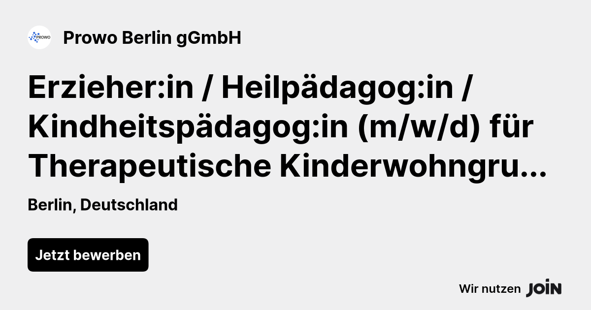 Prowo Berlin gGmbH logo