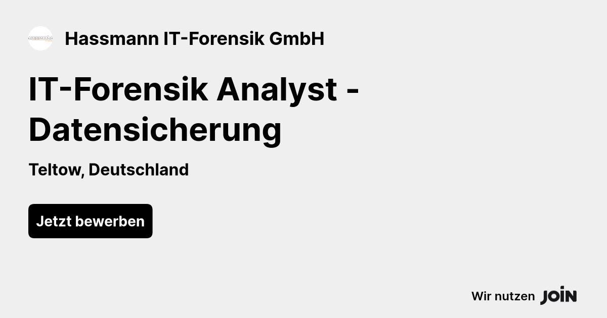 Hassmann IT-Forensik GmbH logo