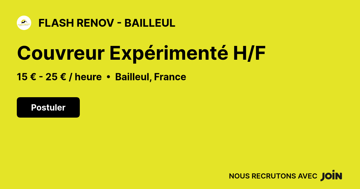 FLASH RENOV - BAILLEUL logo