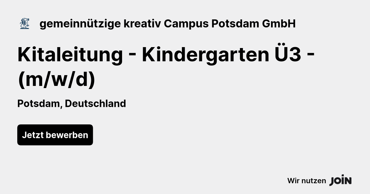 gemeinnützige kreativ Campus Potsdam GmbH logo