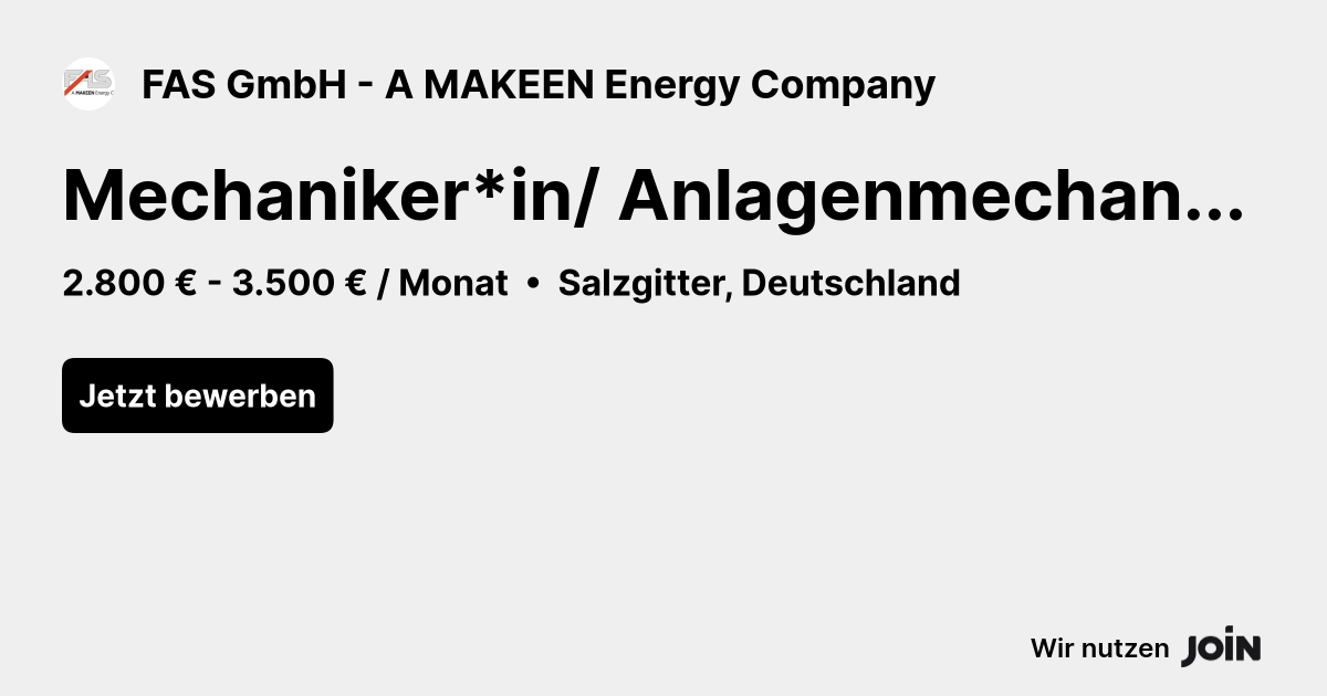 FAS GmbH - A MAKEEN Energy Company logo