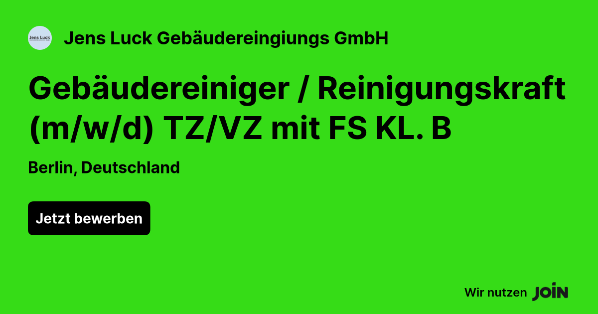 Jens Luck Gebäudereingiungs GmbH logo