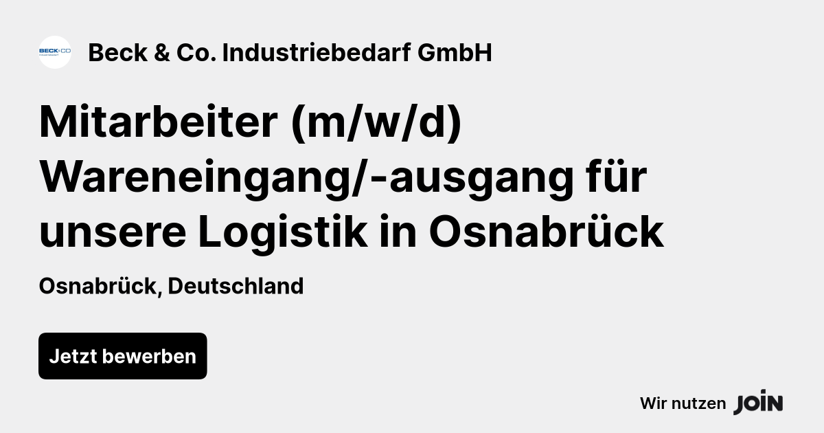 Beck & Co. Industriebedarf GmbH logo