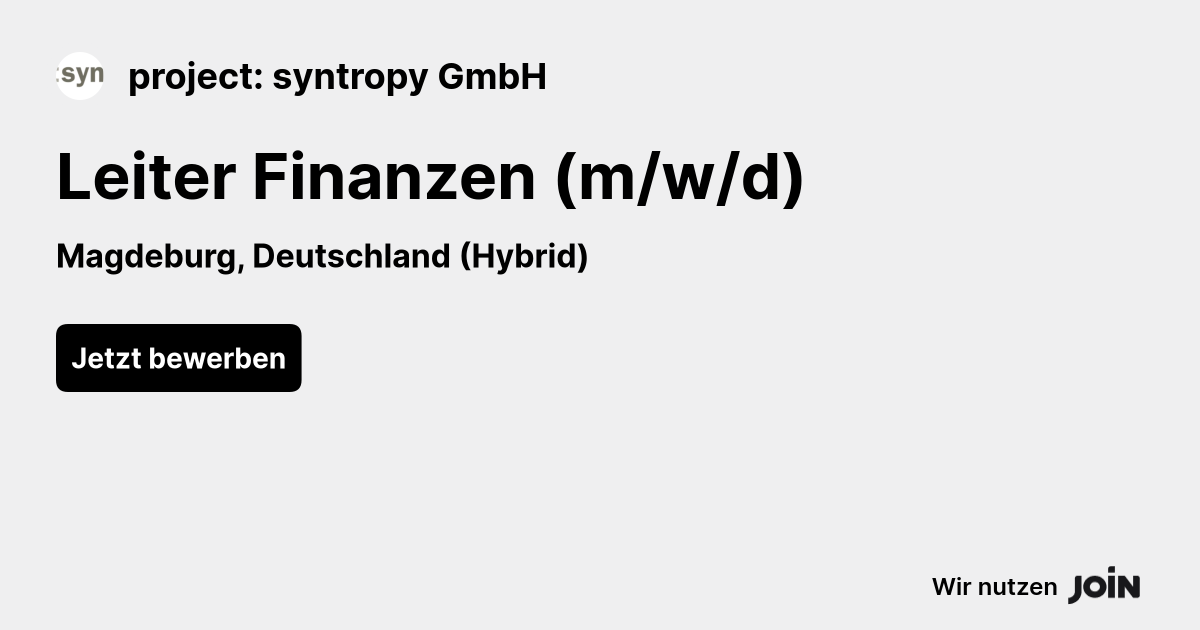 project: syntropy GmbH logo