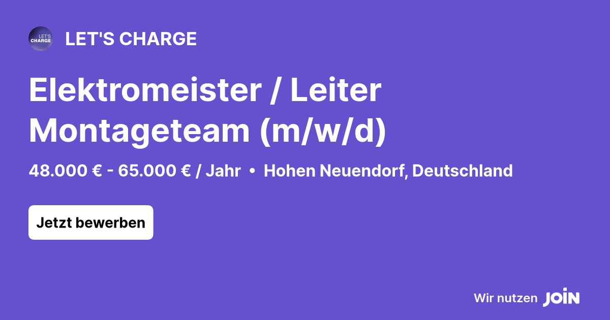 LET'S CHARGE logo