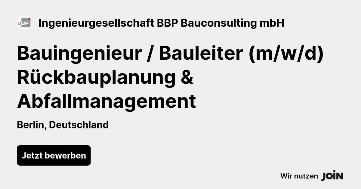 Ingenieurgesellschaft BBP Bauconsulting mbH logo